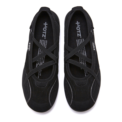 Romari Banding Suede Sneakers Black OZSQGA158B