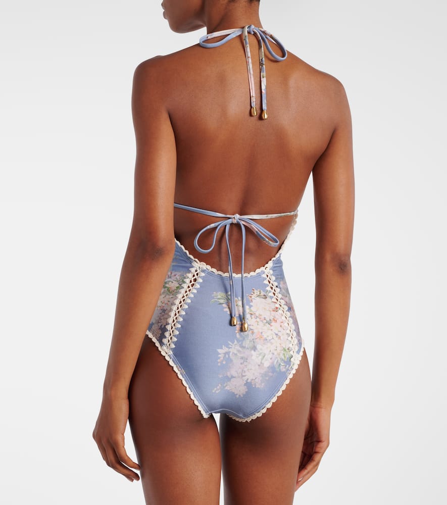 Cascadian crochet keyhole cutout swimsuit
