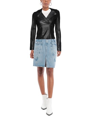 Muubaa Woman Jacket Black Size 10 Lambskin