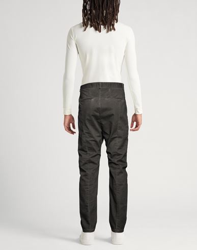 Man Pants Black Size L Cotton, Elastane