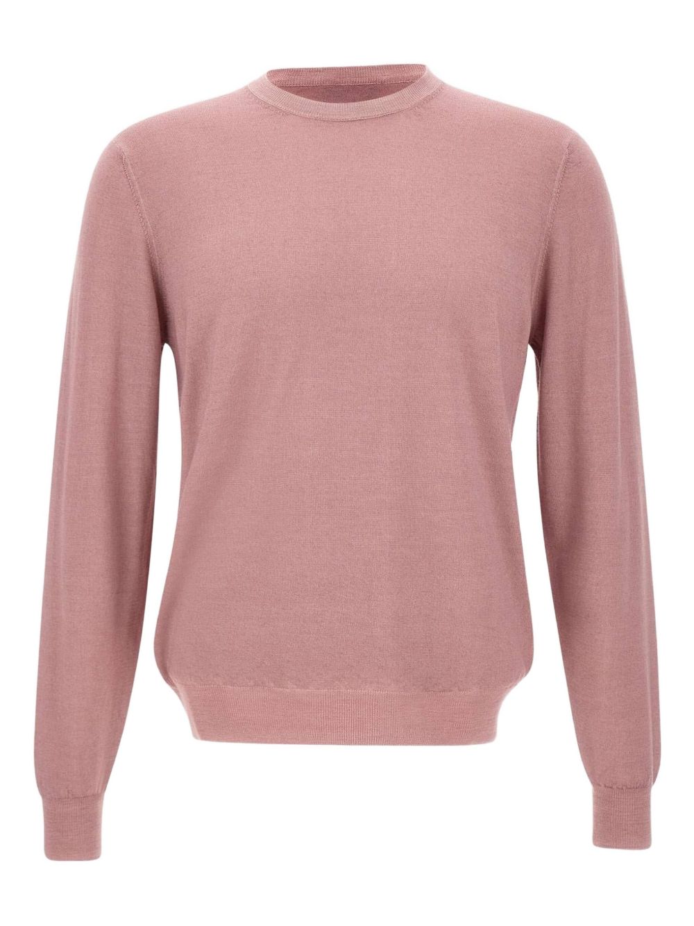 Crew-neck long-sleeve sweater - Pink