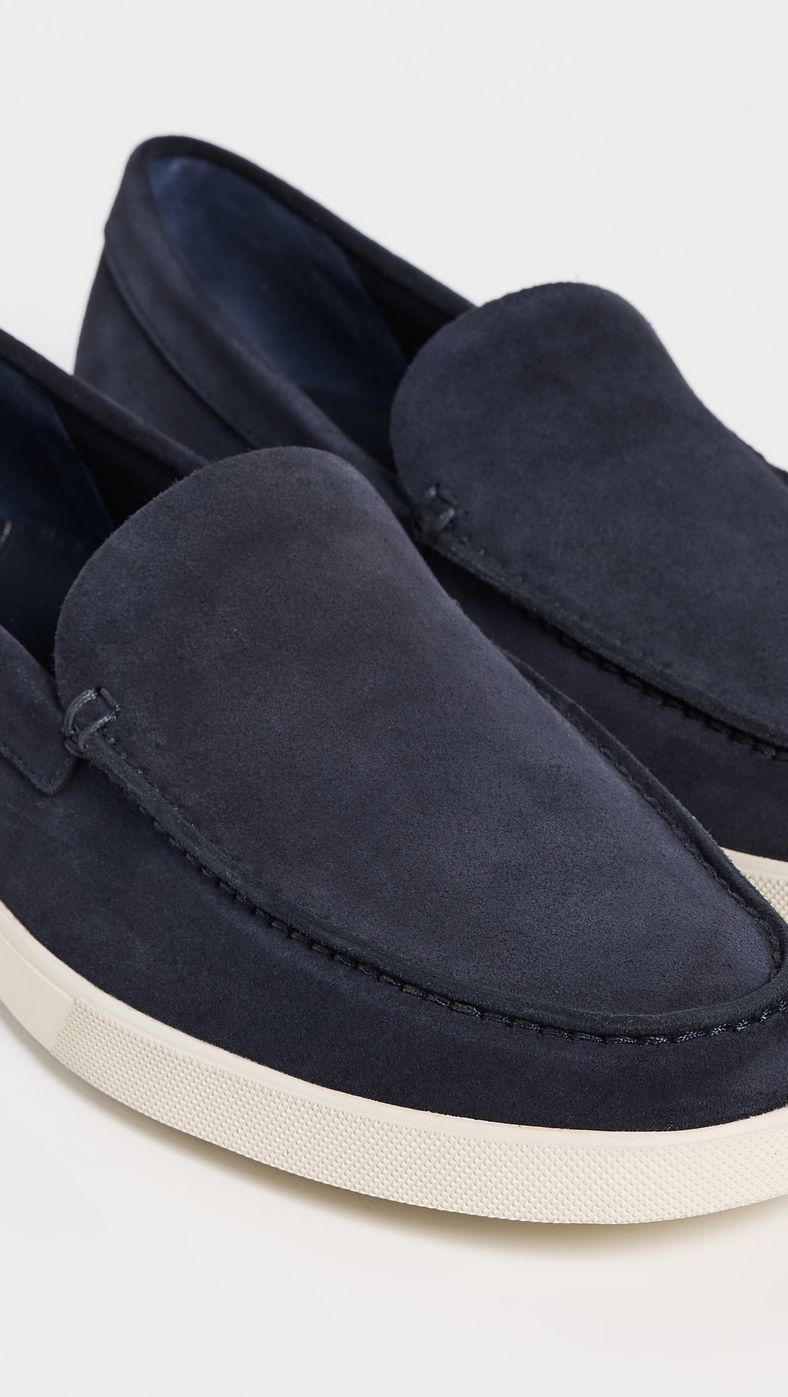 Vince Sonoma Suede Slip On Loafers coastal