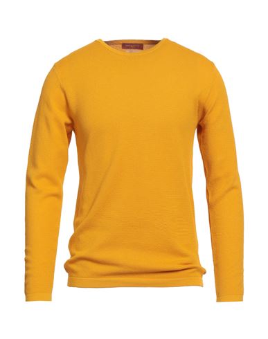 Man Sweater Marigold Size M Cotton
