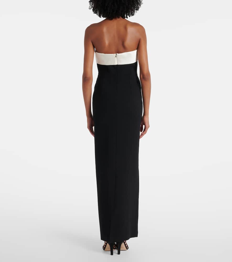 Rhea strapless gown