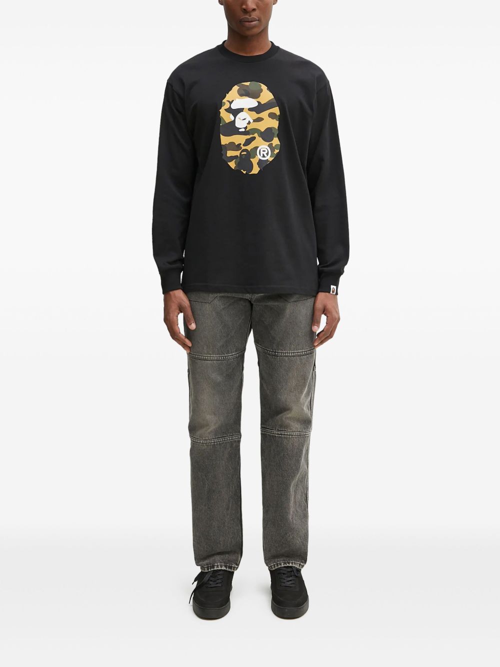 1st Camo Ape Head sweatshirt - Black