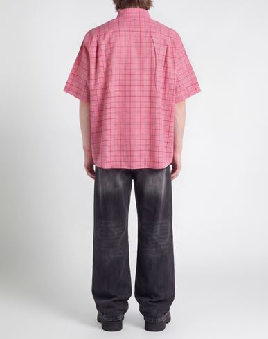 Man Shirt Pink Size M Cotton