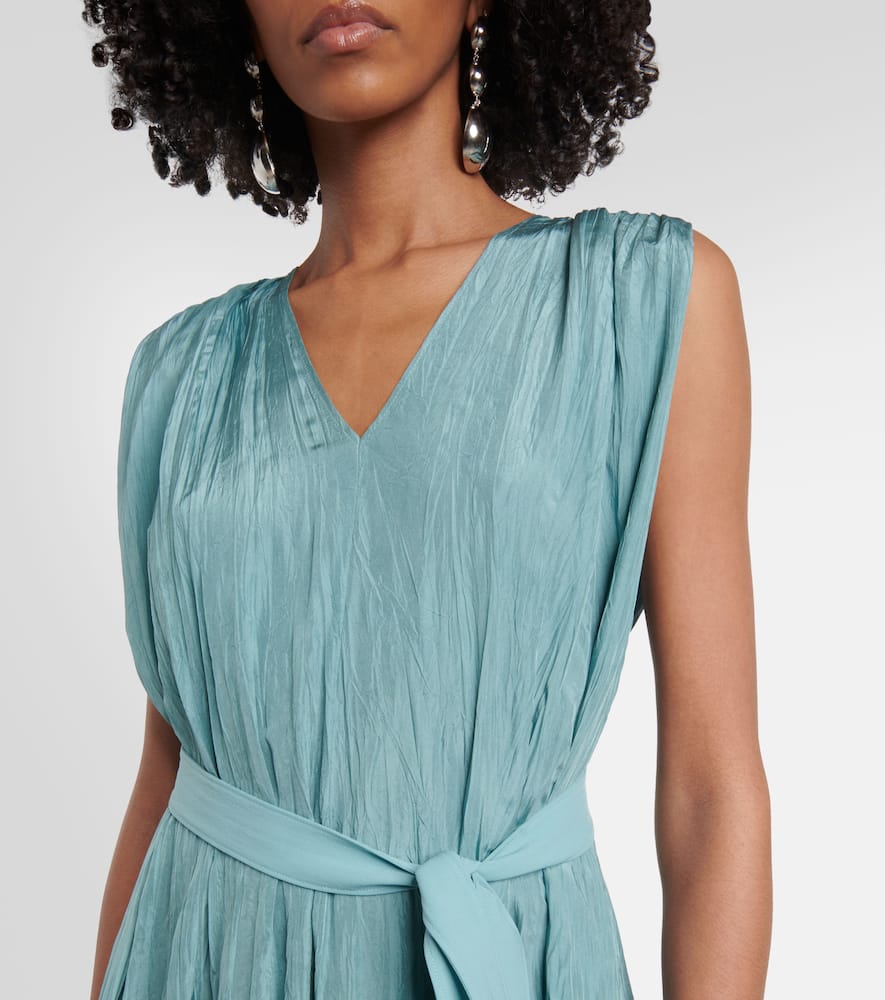 Martini silk maxi dress