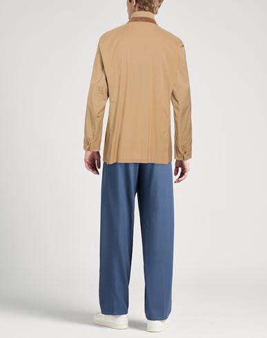 Man Jacket Camel Size 40 Wool, Polyamide, Elastane, Polyurethane coated