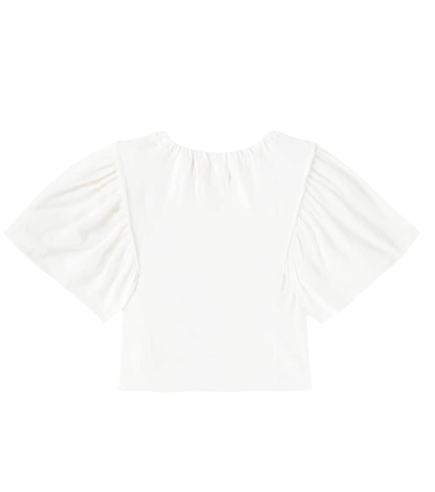 Fábula Embroidered cotton top