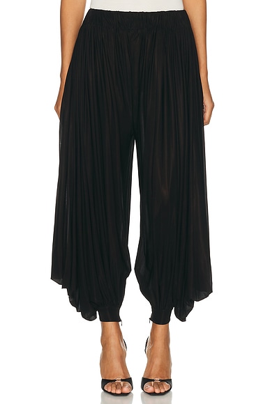 Burc Akyol Sultan Trouser in Black - Black. L also in