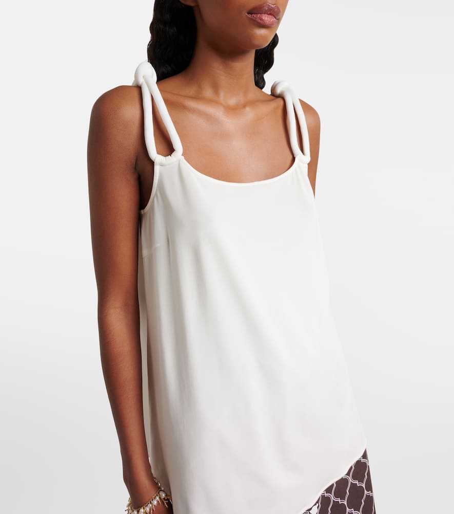 Faida gathered jersey top