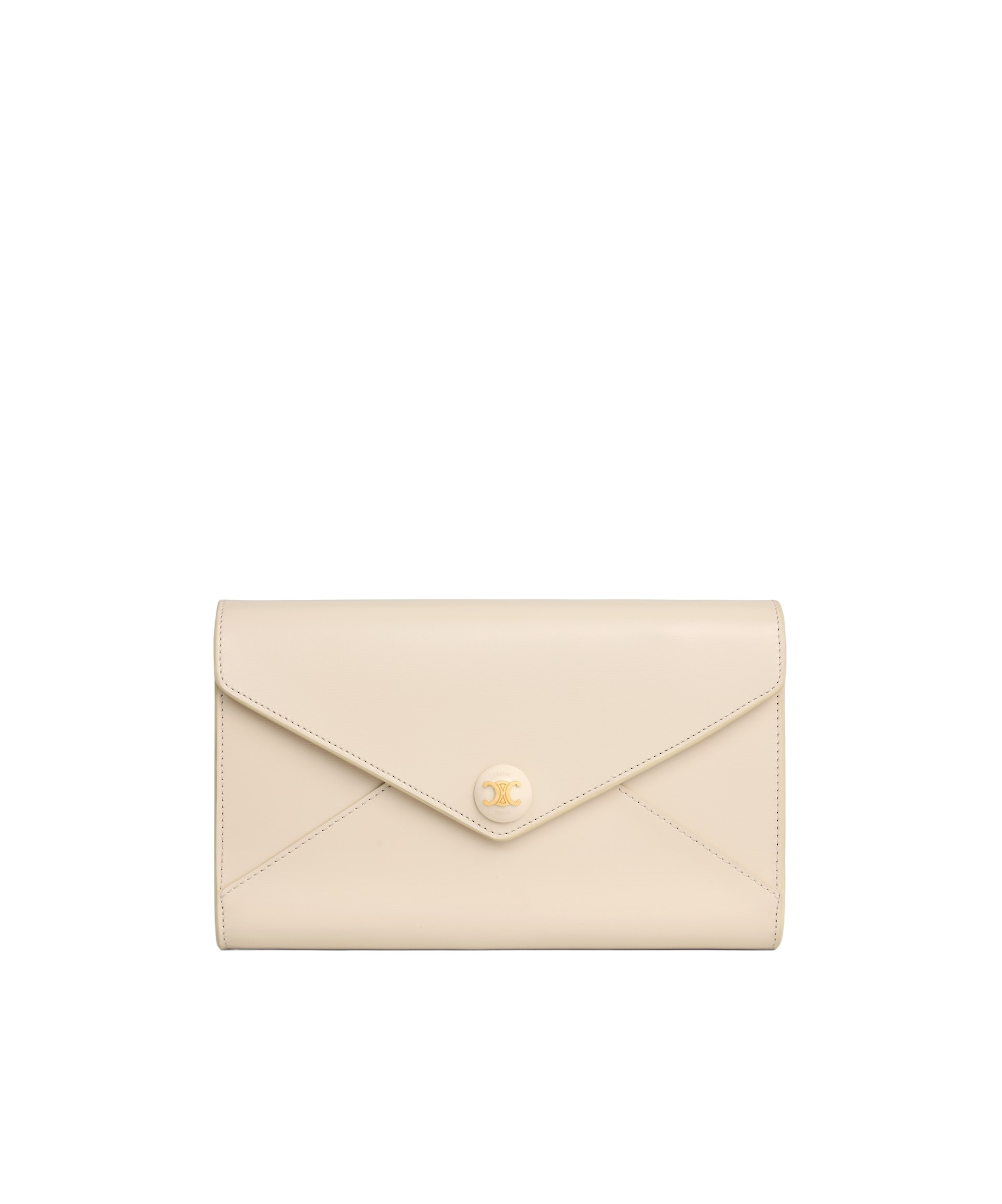 ENVELOPE WALLET ON CHAIN IN Shiny calfskin