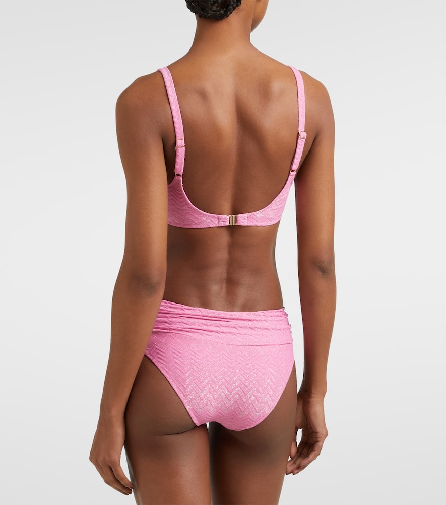 Bel Air chevron bikini top