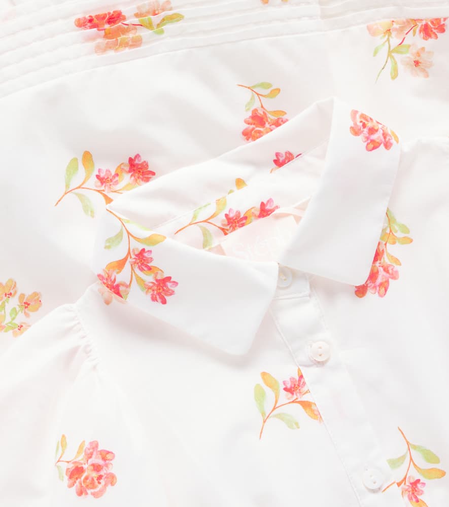 Petite Amalie Floral cotton voile dress