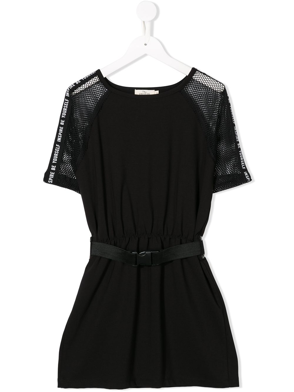 Belted dress - Black