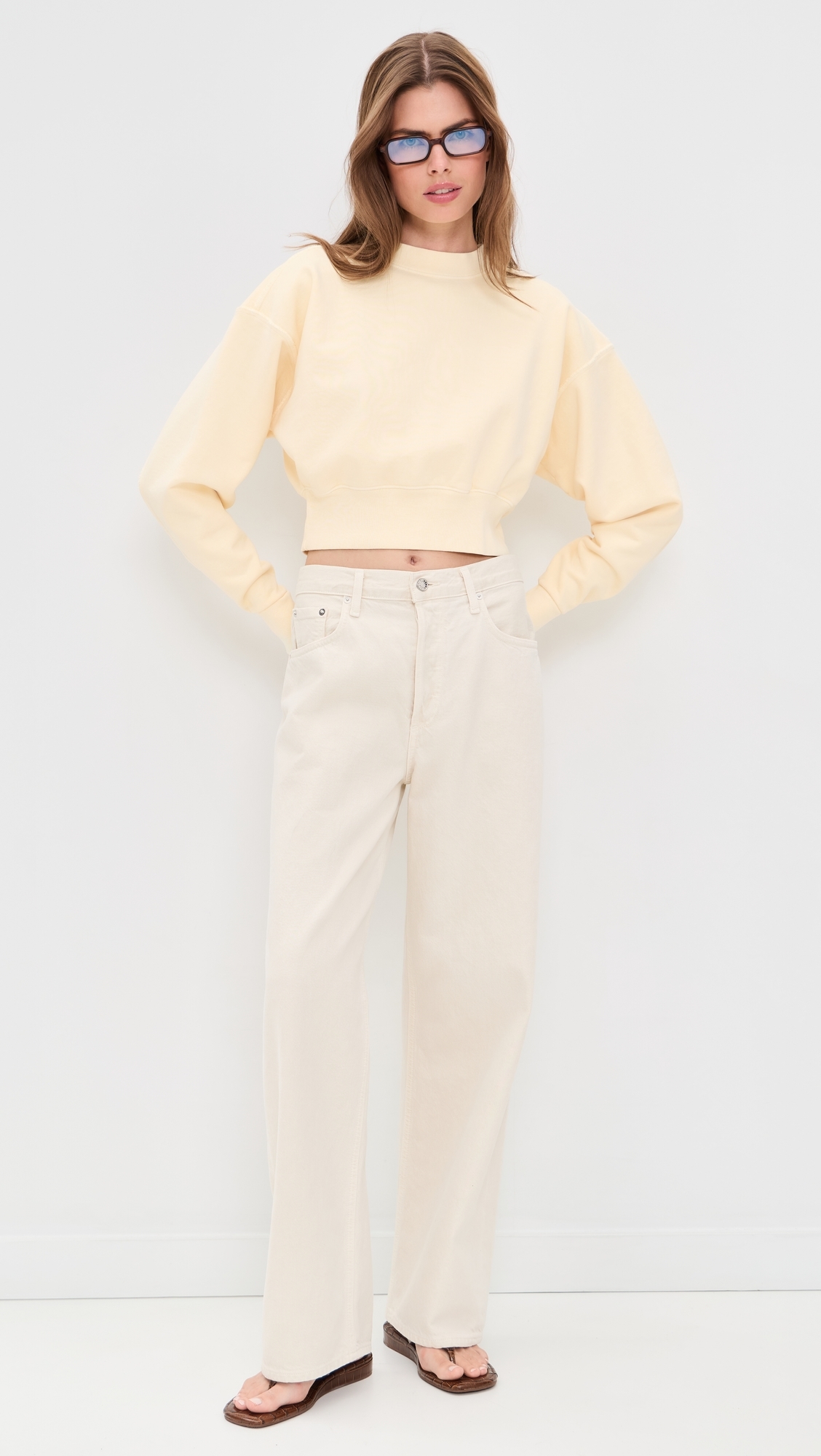 Crop Crew Sweatshirt Paradise