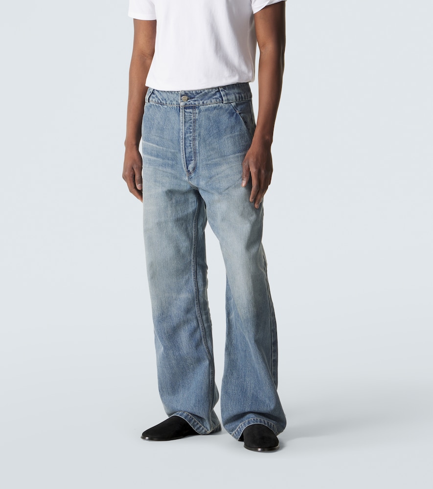Utility straight jeans