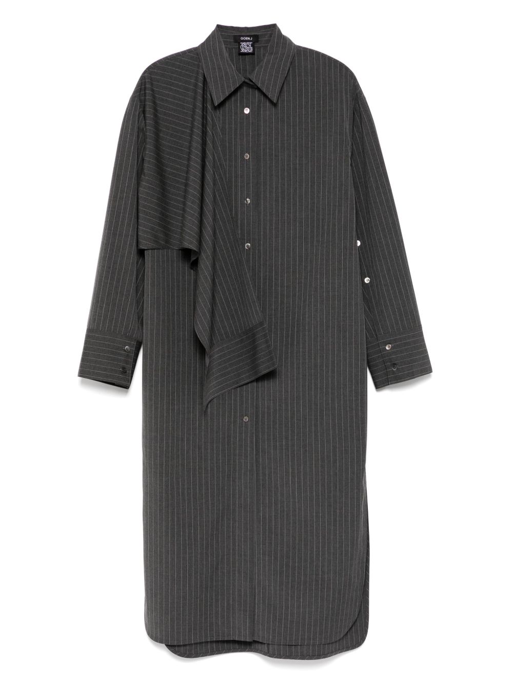 Goen.J knot detailed dress - Grey