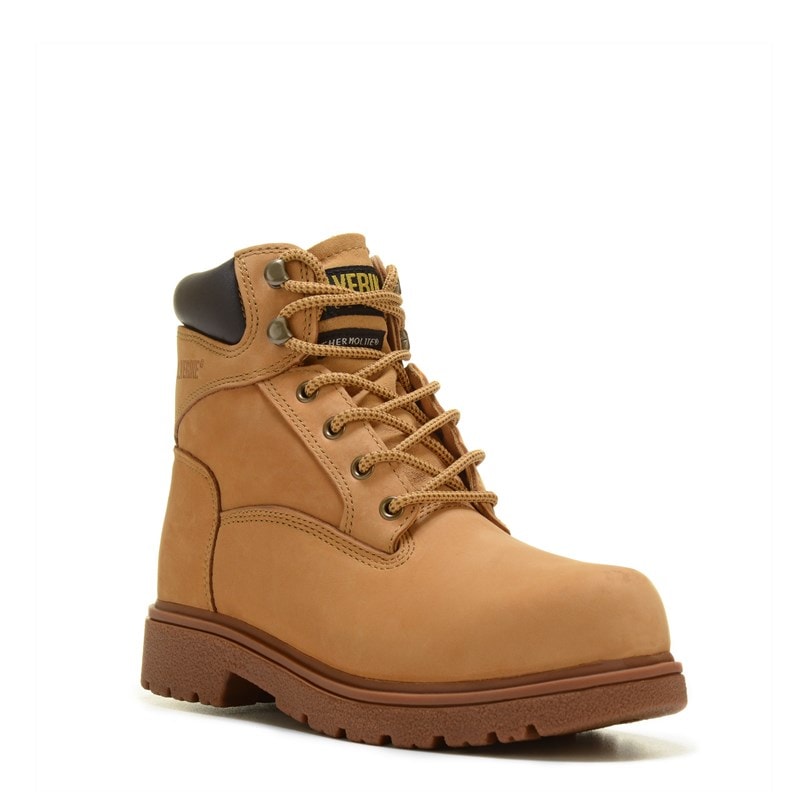 Men's Cheyenne Slip Resistant Medium/Wide Work Boots (Gold Tan)