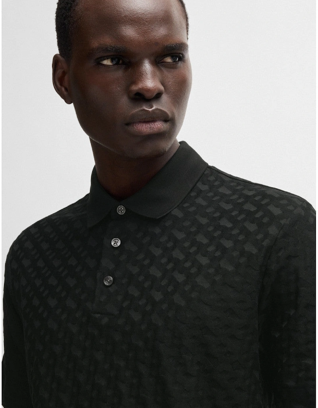 Men's BOSS Black H-Pack 80 Polo Shirt 001 Black - Size: 44/Regular