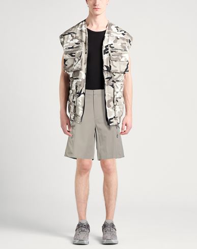 Man Shorts & Bermuda Shorts Sand Size 30 Cotton, Polyester