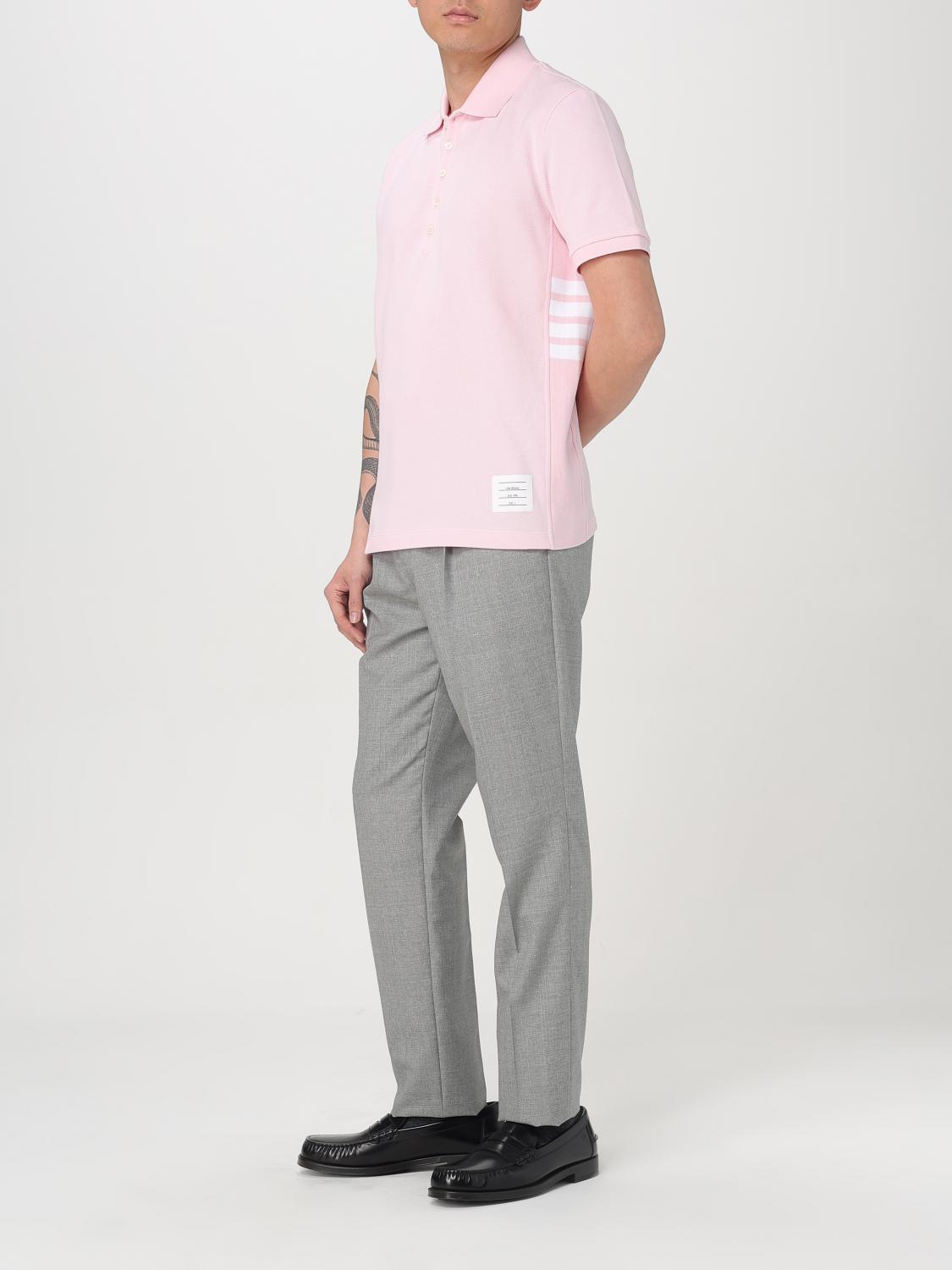Polo Shirt Men color Pink