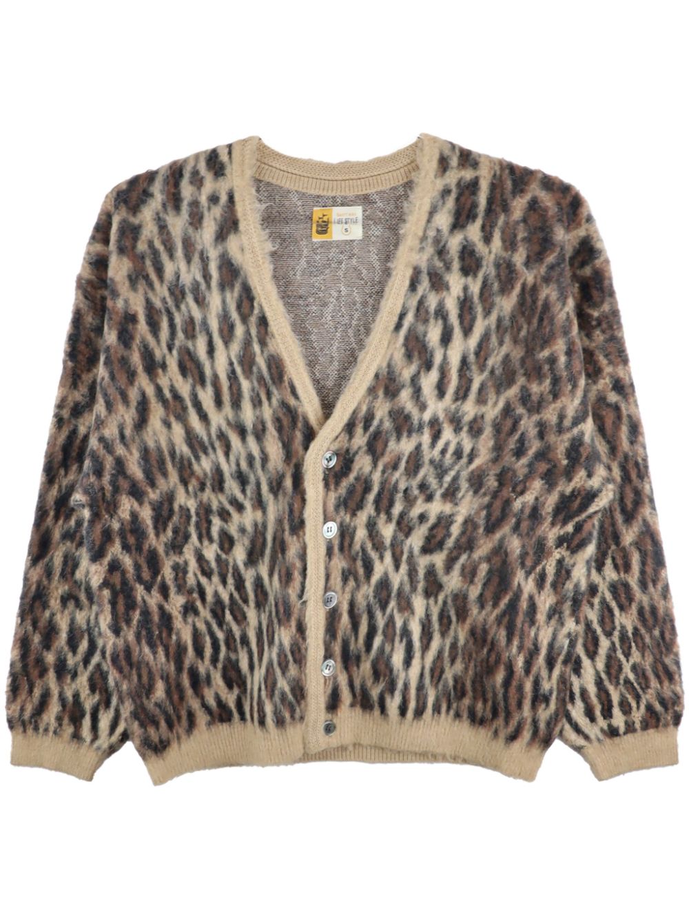 Leopard cardigan - Neutrals