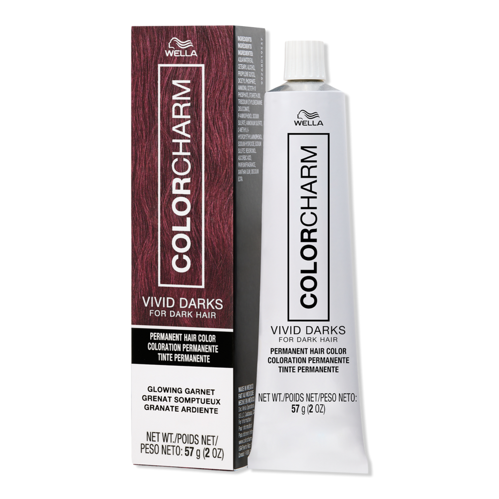 Colorcharm Vivid Darks Permanent Cream Hair Color - GLOWING GARNET