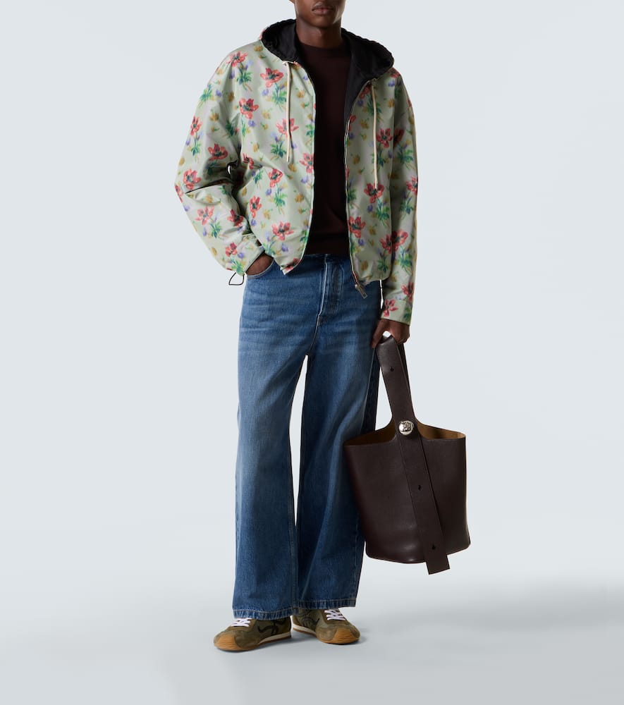 Floral reversible jacket