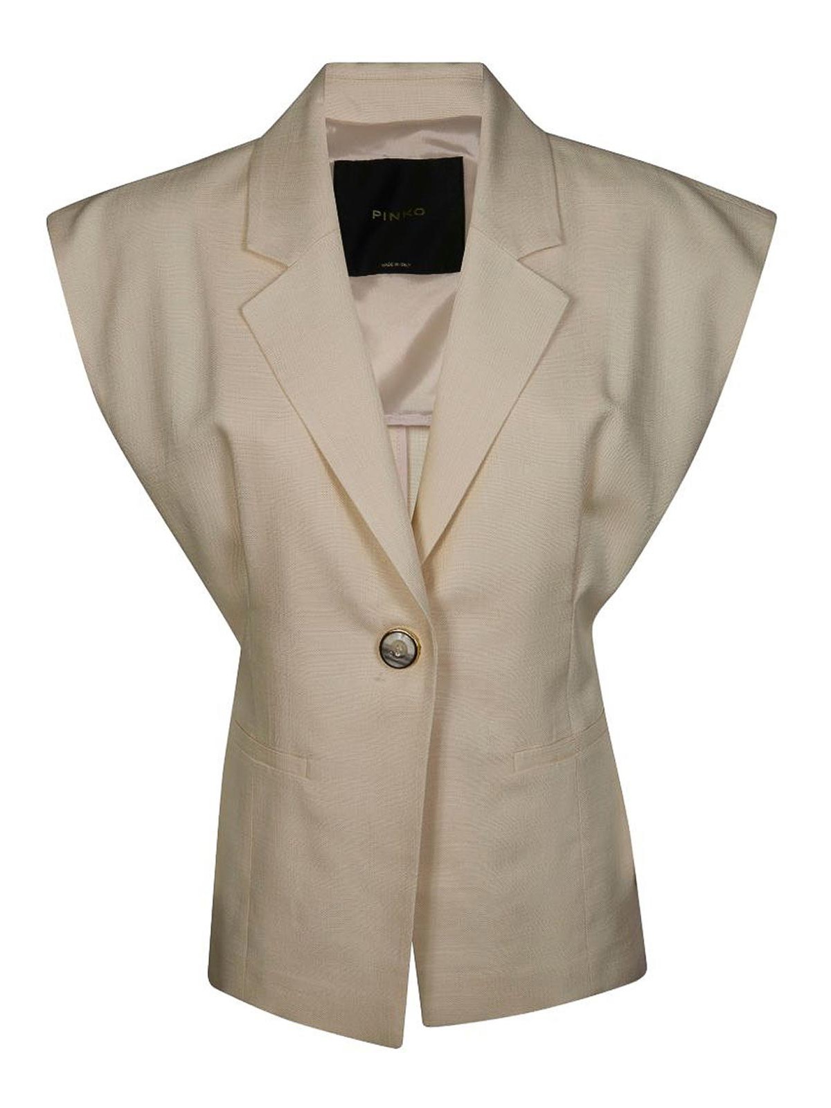 Pinko - tailored jacket structured shoulders notched lape