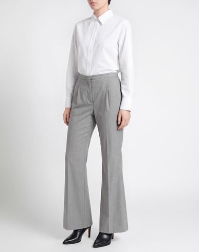 Woman Pants Grey Size 8 Virgin Wool, Polyamide, Elastane