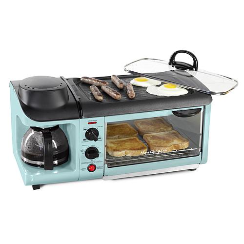 Nostalgia Retro Breakfast Station in Aqua