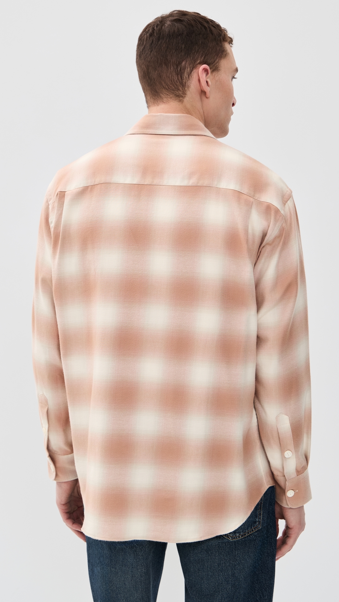 Shadow Flannel Shirt Coral