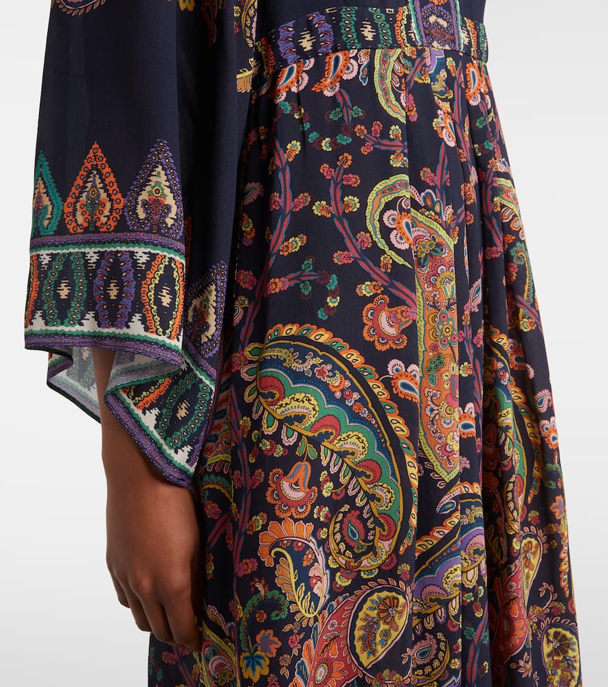 Paisley maxi dress