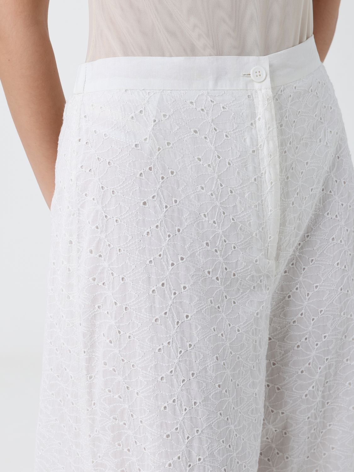 Pants Woman color White
