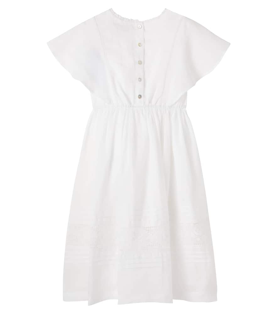 Emilie embroidered ramie dress