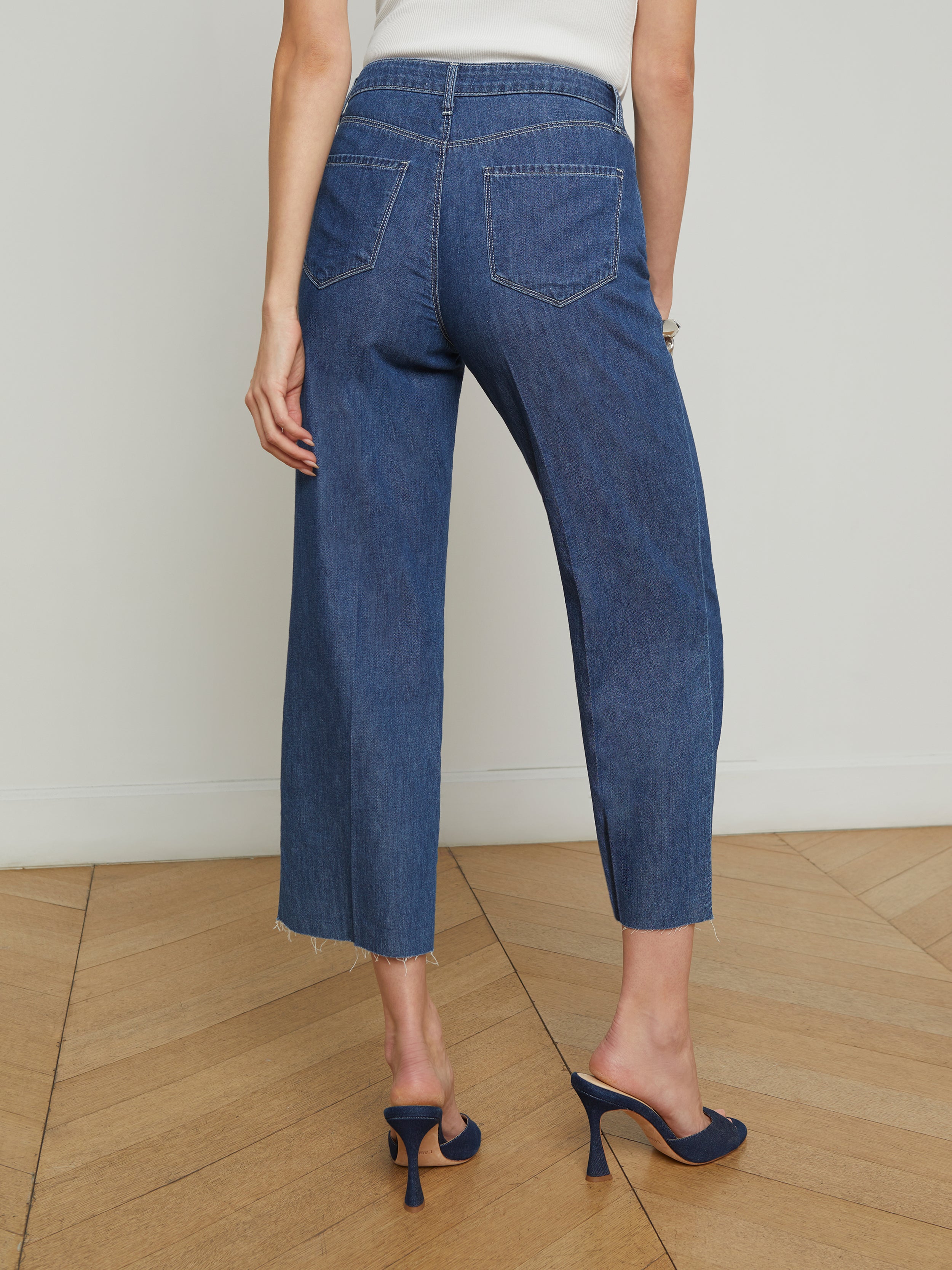 Wanda Cropped Wide-Leg Jean In Spokane
