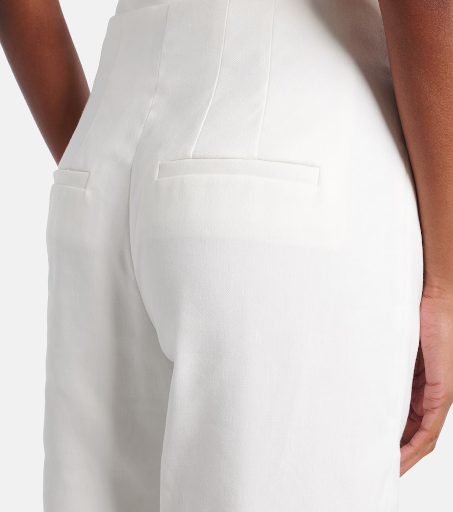 Jude linen-blend wide-leg pants