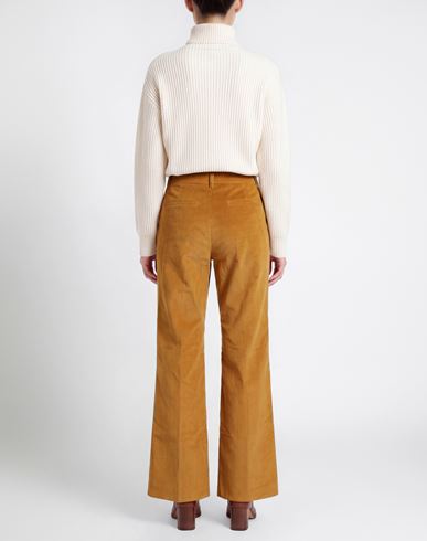 Woman Pants Mustard Size 6 Cotton, Polyester, Elastane