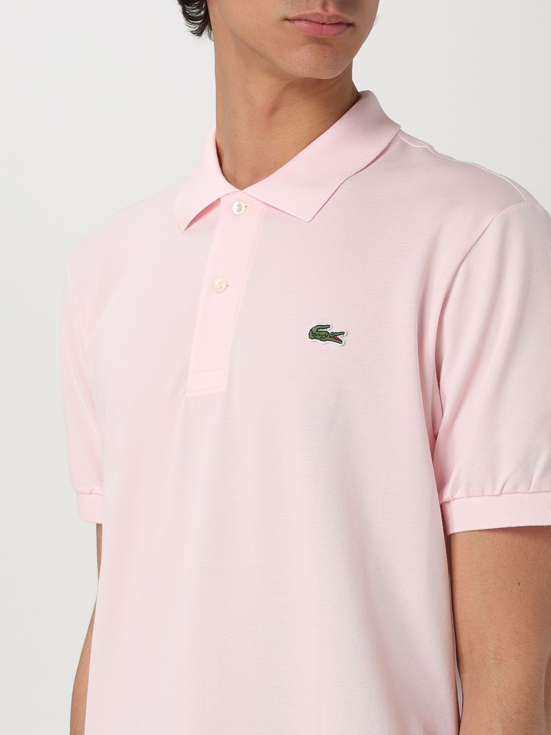 Polo Shirt Men color Pink
