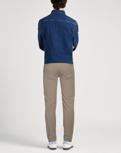Roÿ Roger's Man Pants Taupe Size 34 Cotton, Elastane