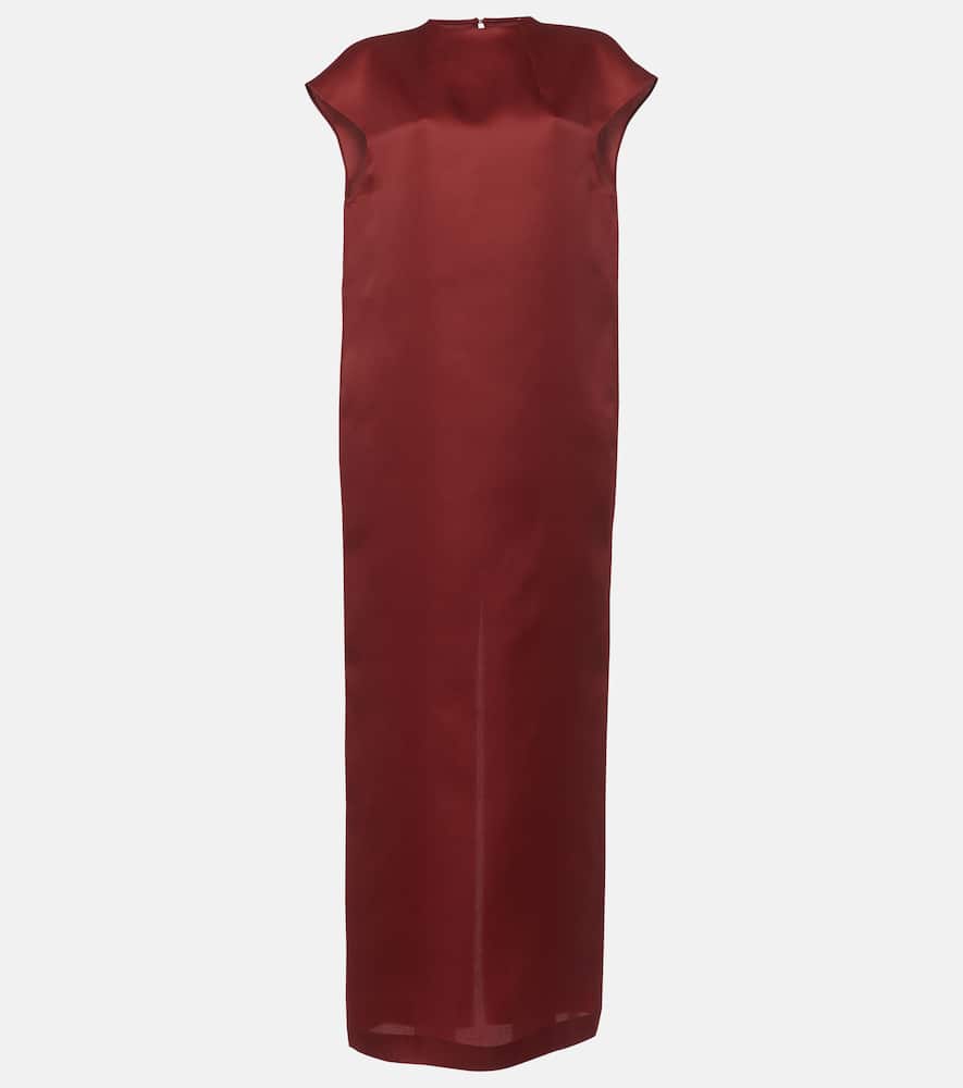 Lohan silk maxi dress