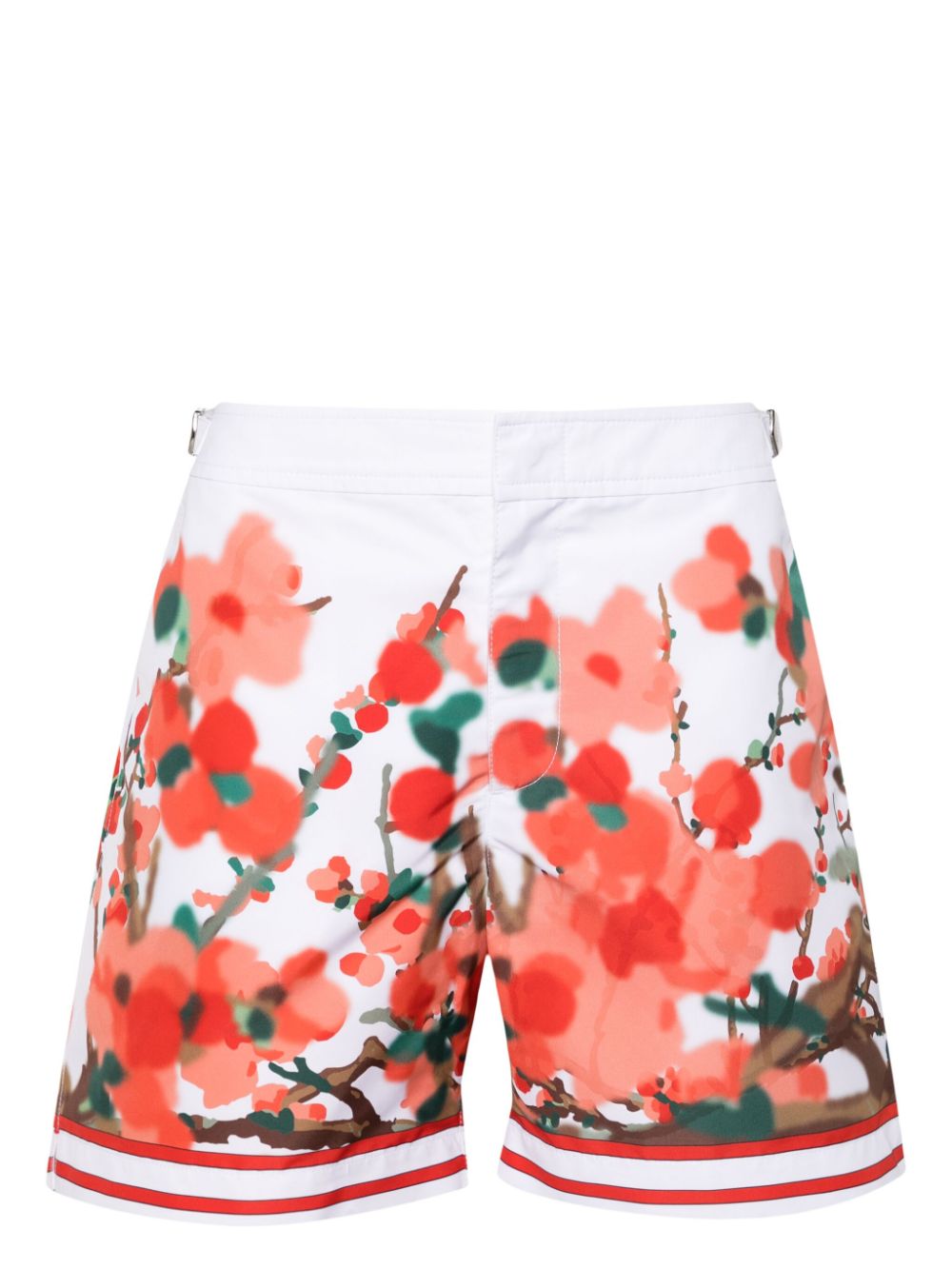 Bulldog Blossom Season swim shorts - Red