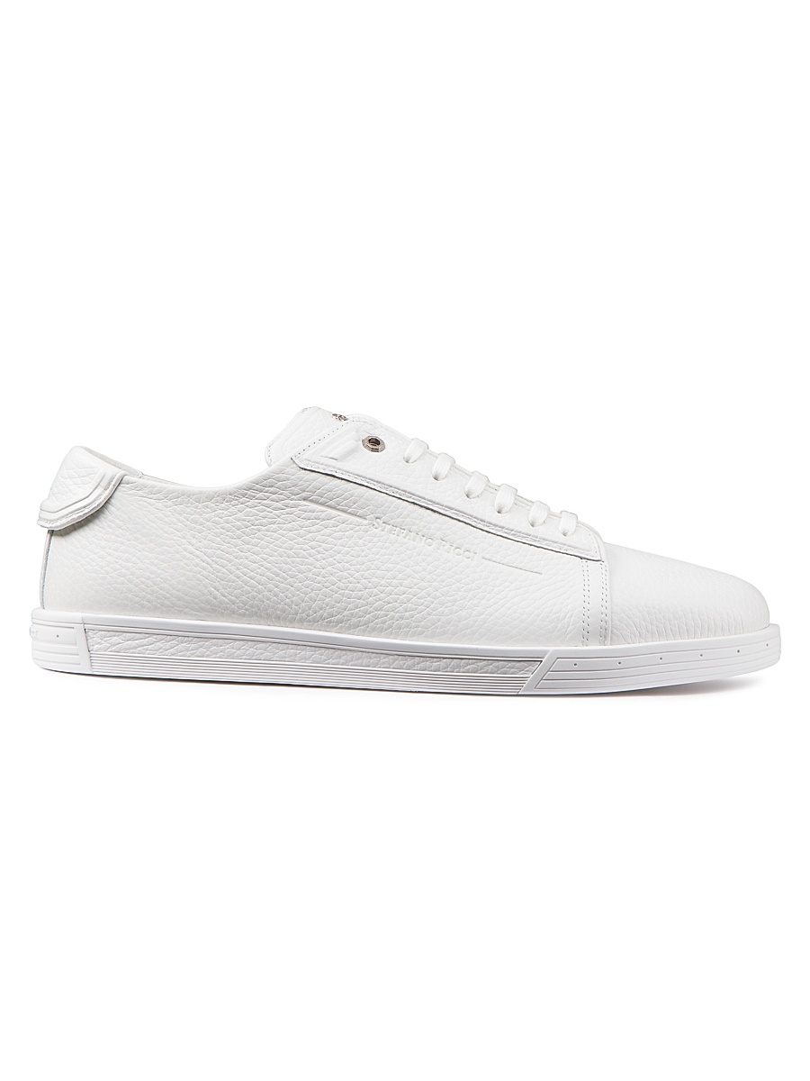 Men's Calfskin Sneakers - White