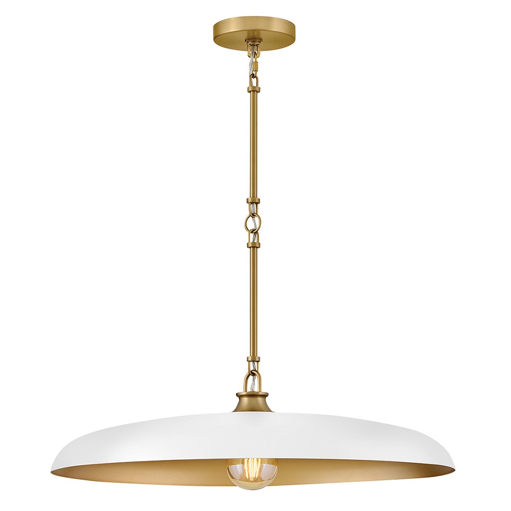 Lacquered Brass LED Chandelier from the Sadie Collection