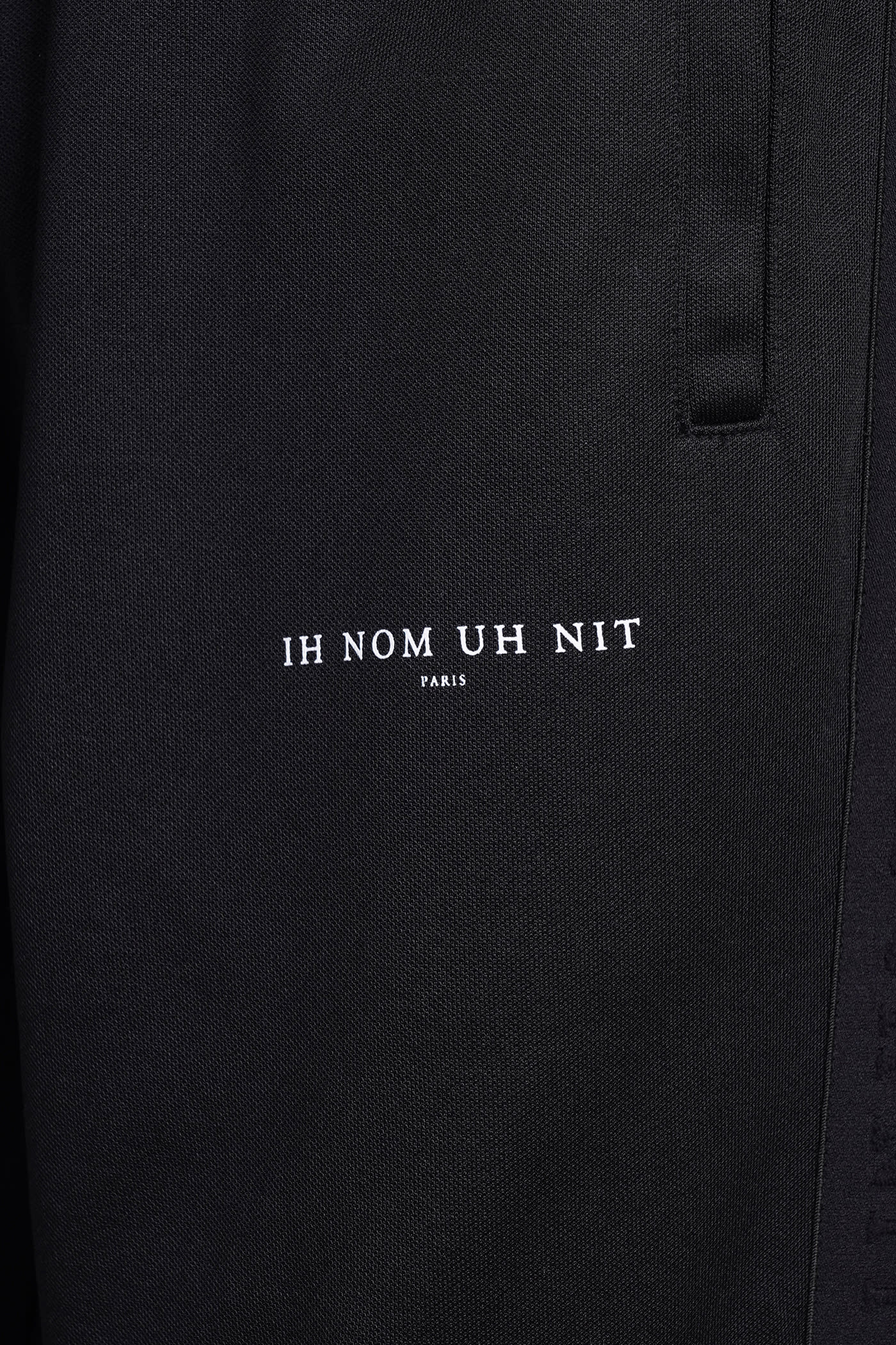 Logo-print drawstring trousers - Black