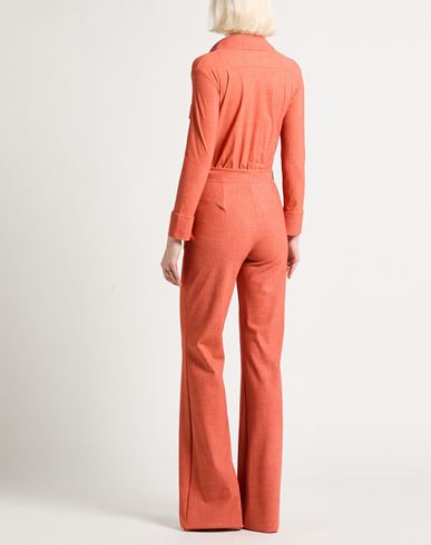 Woman Jumpsuit Rust Size 2 Polyamide, Elastane