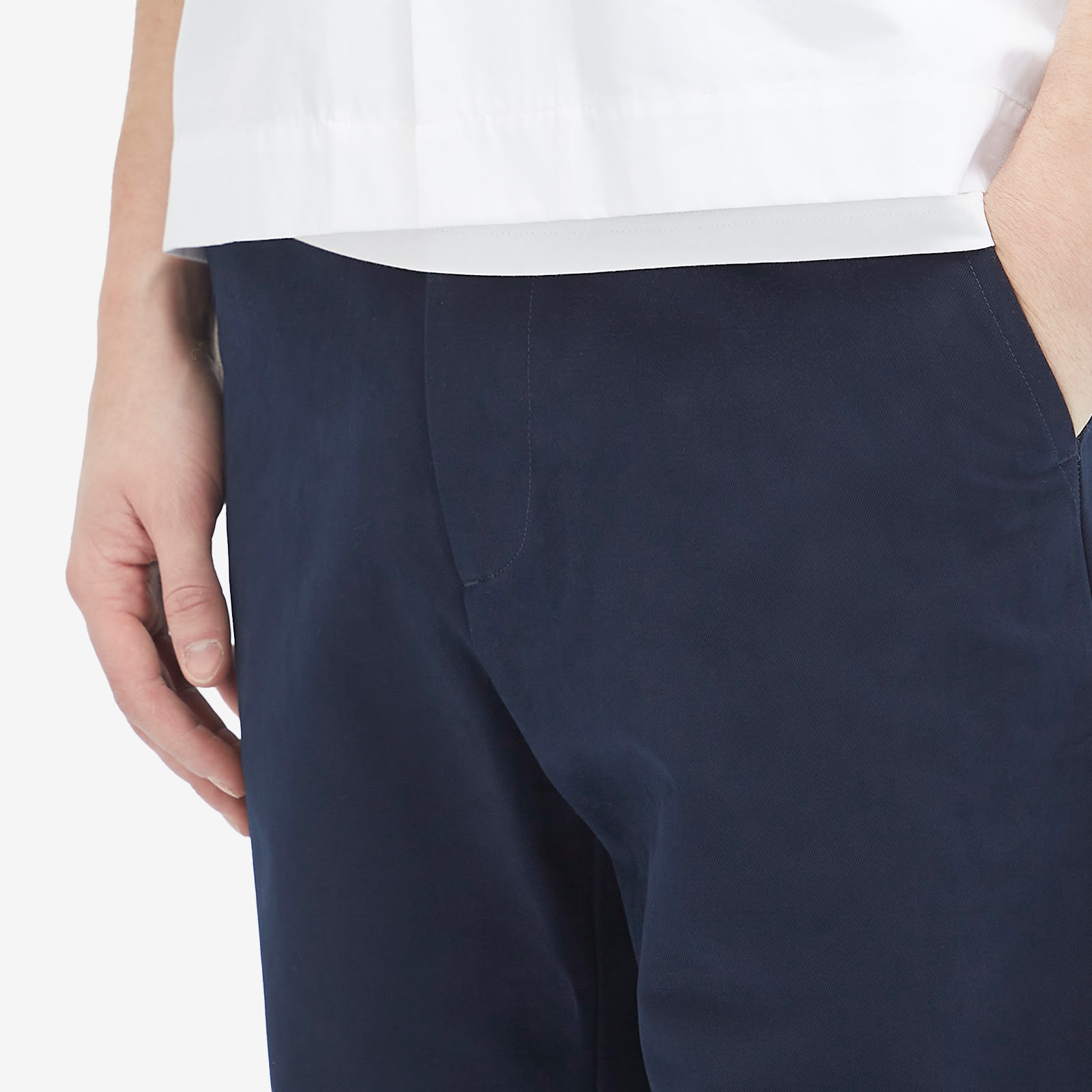 Men's Bill Slim Leg Trousers in Dark Navy