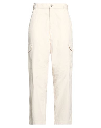 Woman Pants Off white Size 24 Cotton