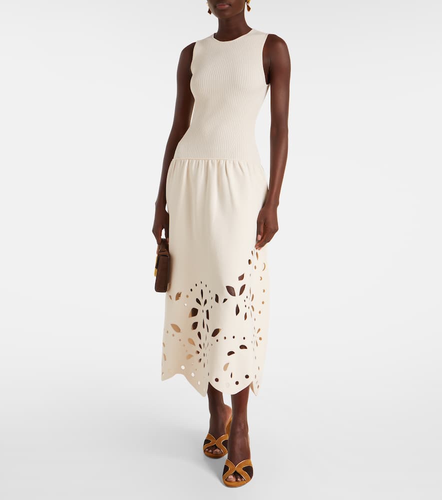 Rosaline broderie anglaise midi dress